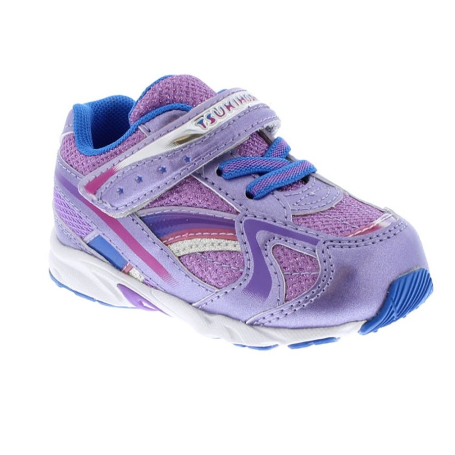 Girls Shoes Tsukihoshi | Infant Girl Tsukihoshi Glitz Sneaker Purple/Royal