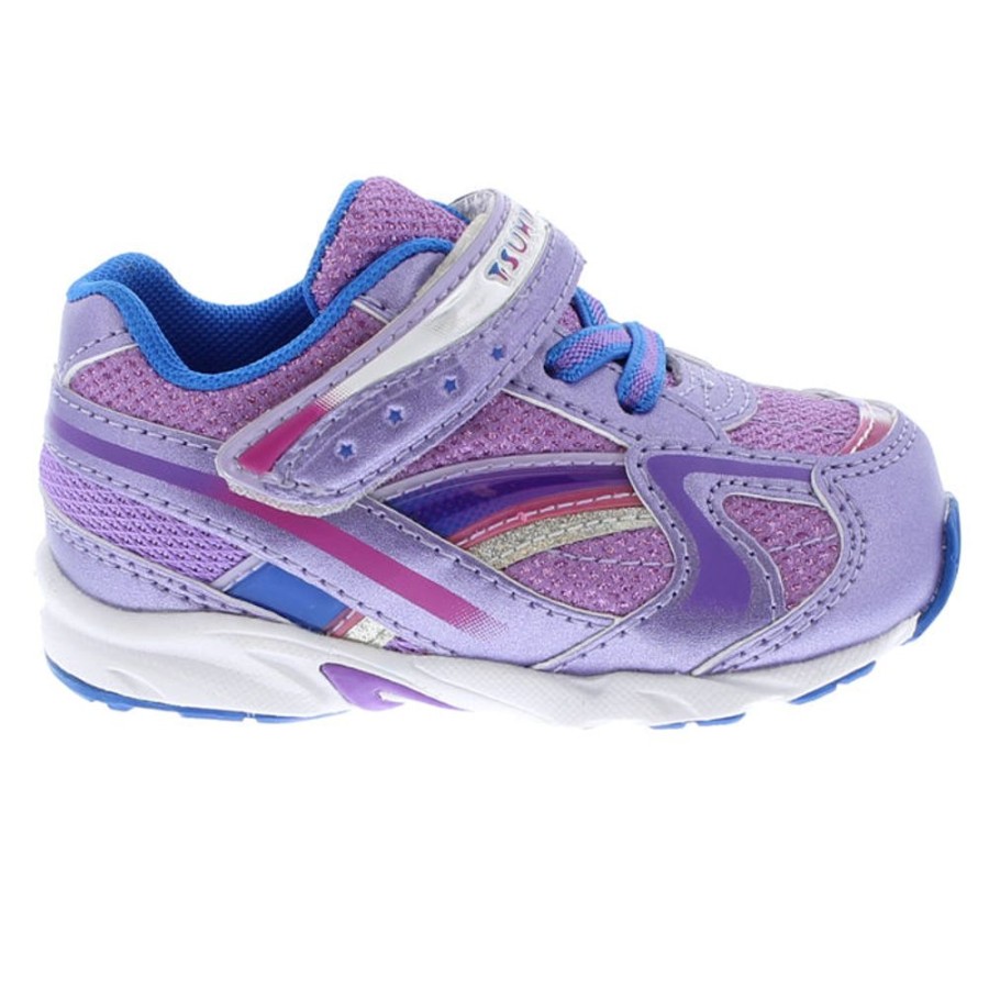 Girls Shoes Tsukihoshi | Infant Girl Tsukihoshi Glitz Sneaker Purple/Royal