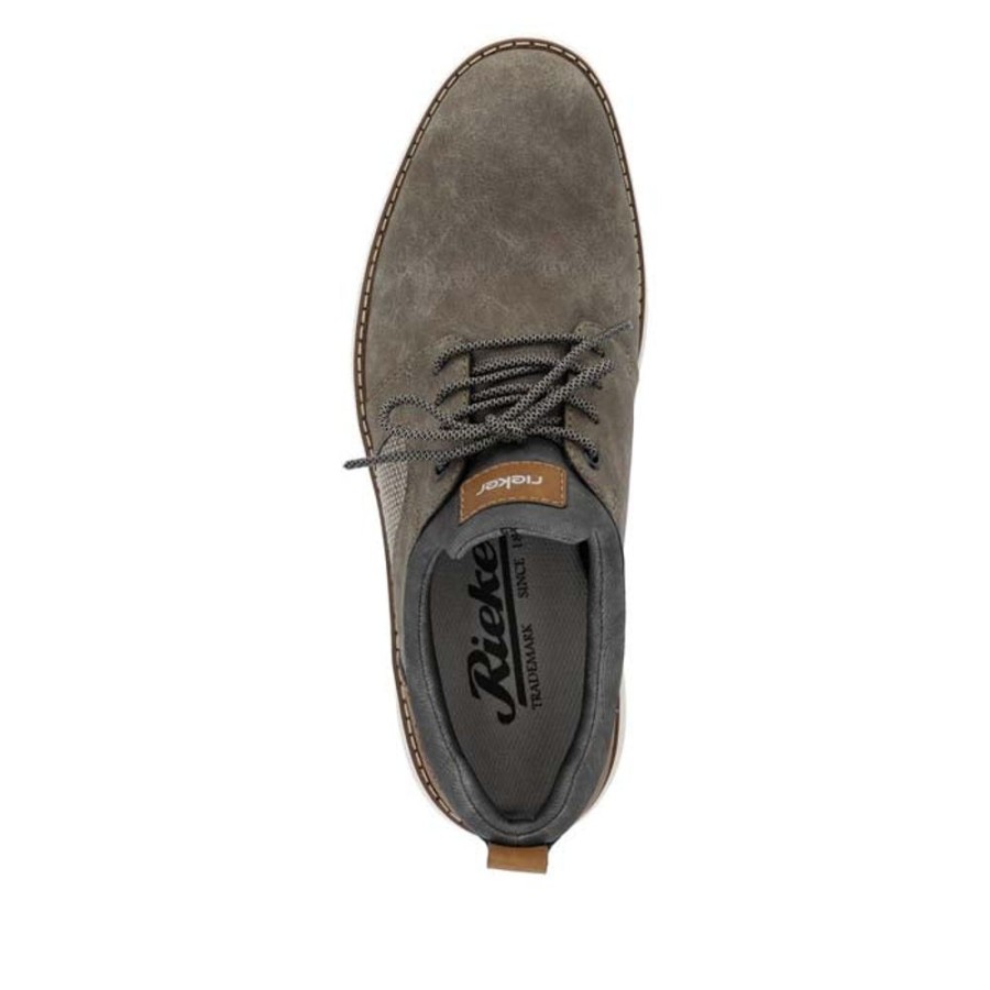 Mens Shoes Rieker | Mens Rieker Dustin 51 In Kaffee/Fango/Rauch