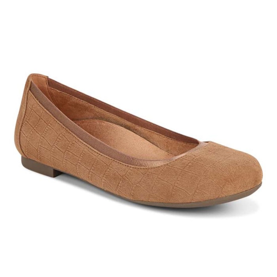 Womens Shoes Vionic | Womens Vionic Anita In Tan Croc