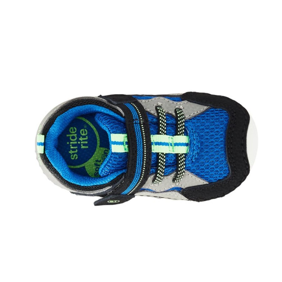 Boys Shoes Stride Rite | Infant Boy Stride Rite Soft Motion Kylo Black/Blue Haze