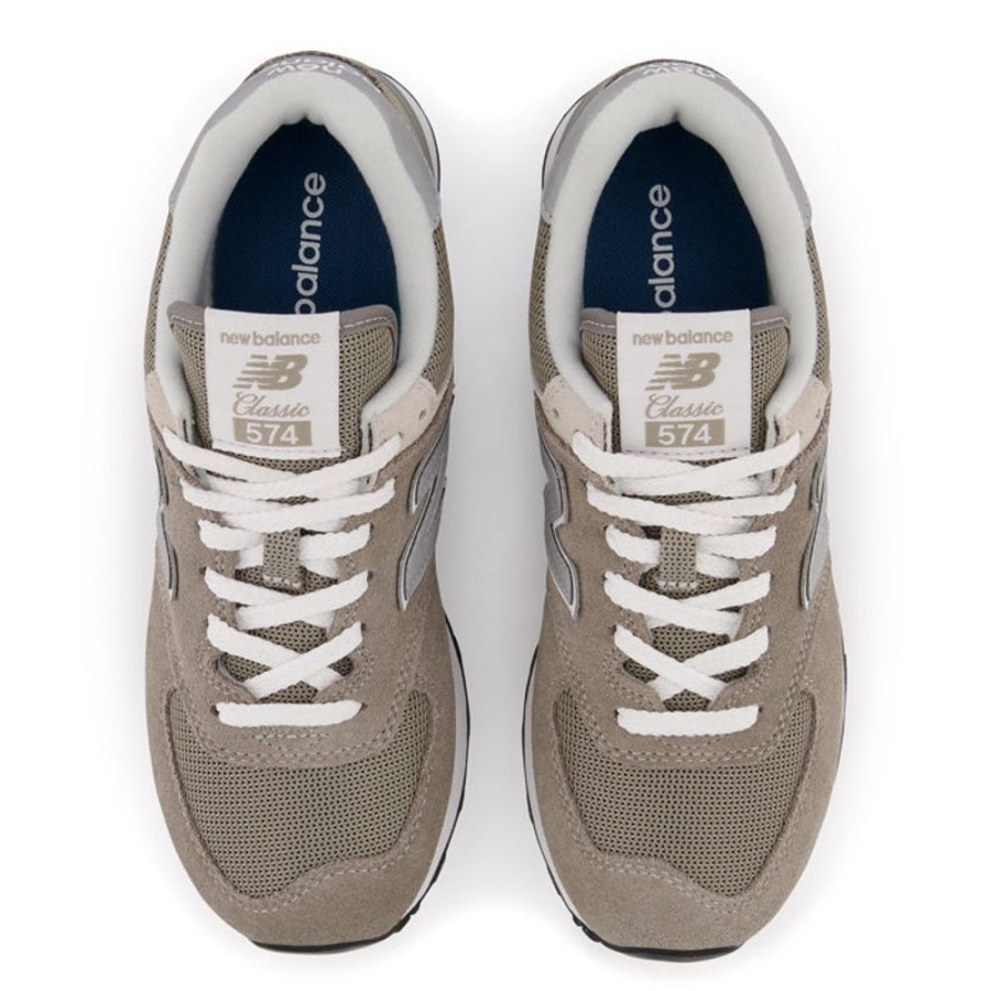 Womens Shoes New Balance | Womens New Balance 574 Grey/White