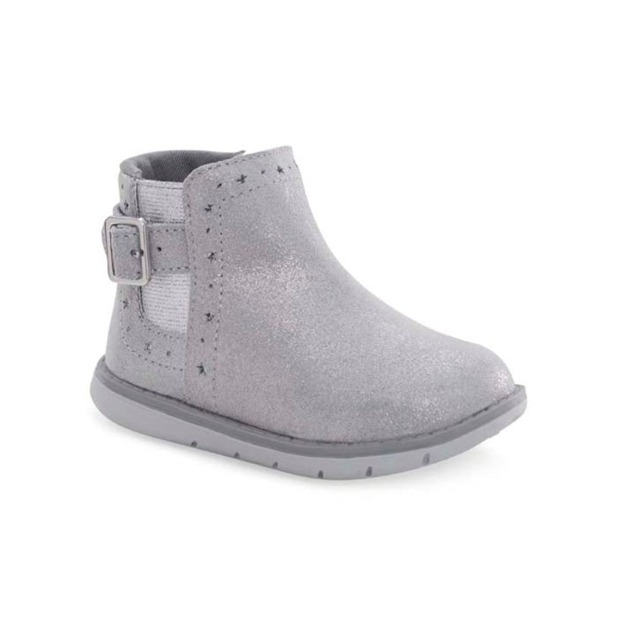 Girls Shoes Stride Rite | Little Girl Stride Rite Srt Agnes In Silver