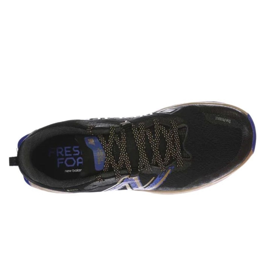 Mens Shoes New Balance | Mens New Balance Fresh Foam X Hierro V7 Gore-Tex In Black/Marine Blue