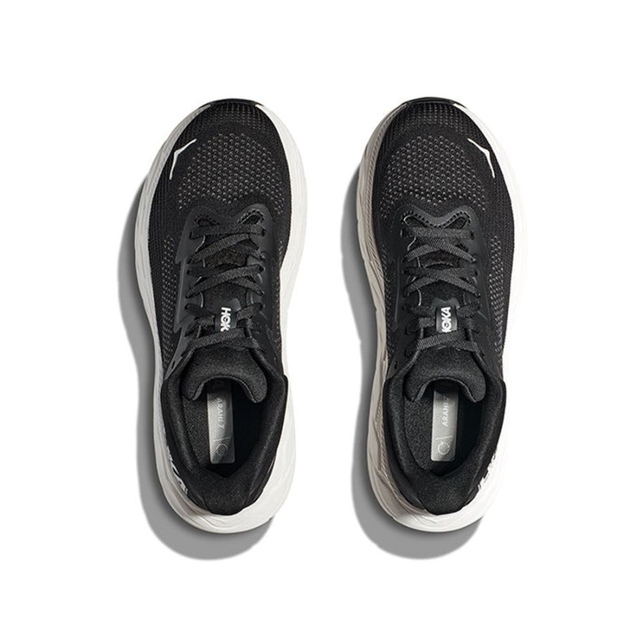 Mens Shoes Hoka | Mens Hoka Arahi 7 In Black/White