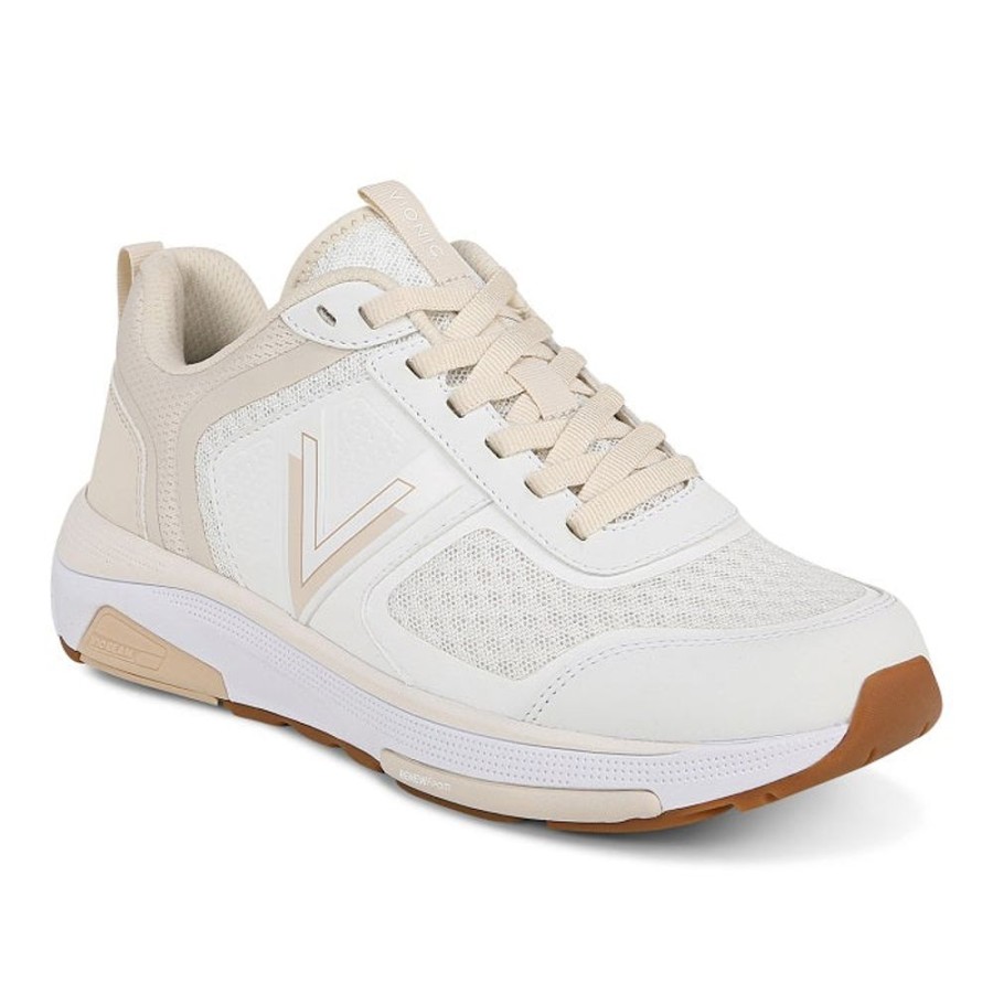 Womens Shoes Vionic | Womens Vionic Walk Stider In White/ Cream