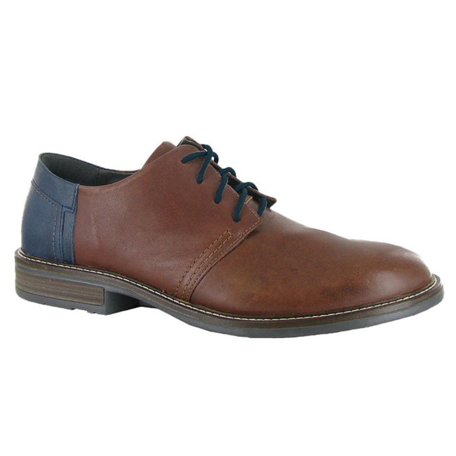 Mens Shoes Naot | Mens Naot Chief Soft Chestnut/Soft Ink