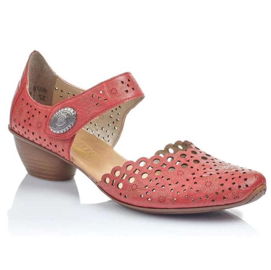 Womens Shoes Rieker | Womens Rieker Mirjam 2.0 In Rosso