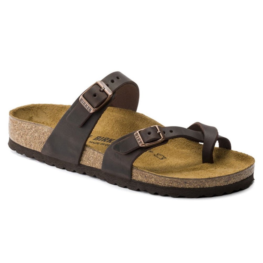 Womens Shoes Birkenstock | Womens Birkenstock Mayari Oiled Habana