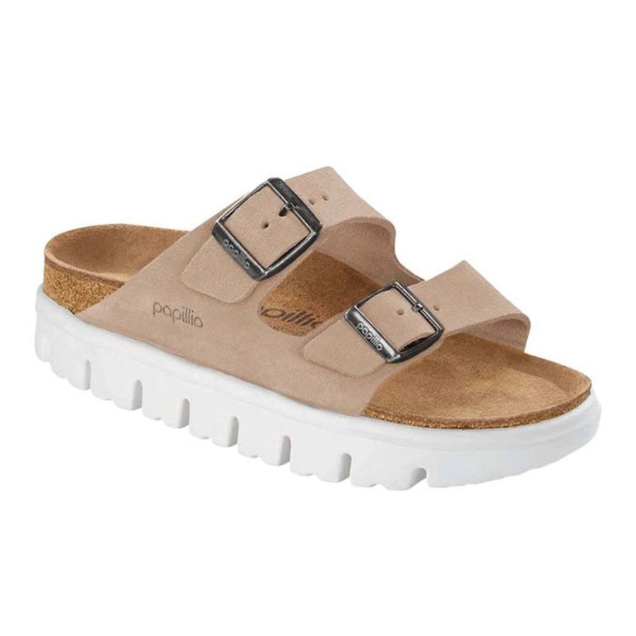 Womens Shoes Birkenstock | Womens Birkenstock Arizona Chunky In Warm Sand