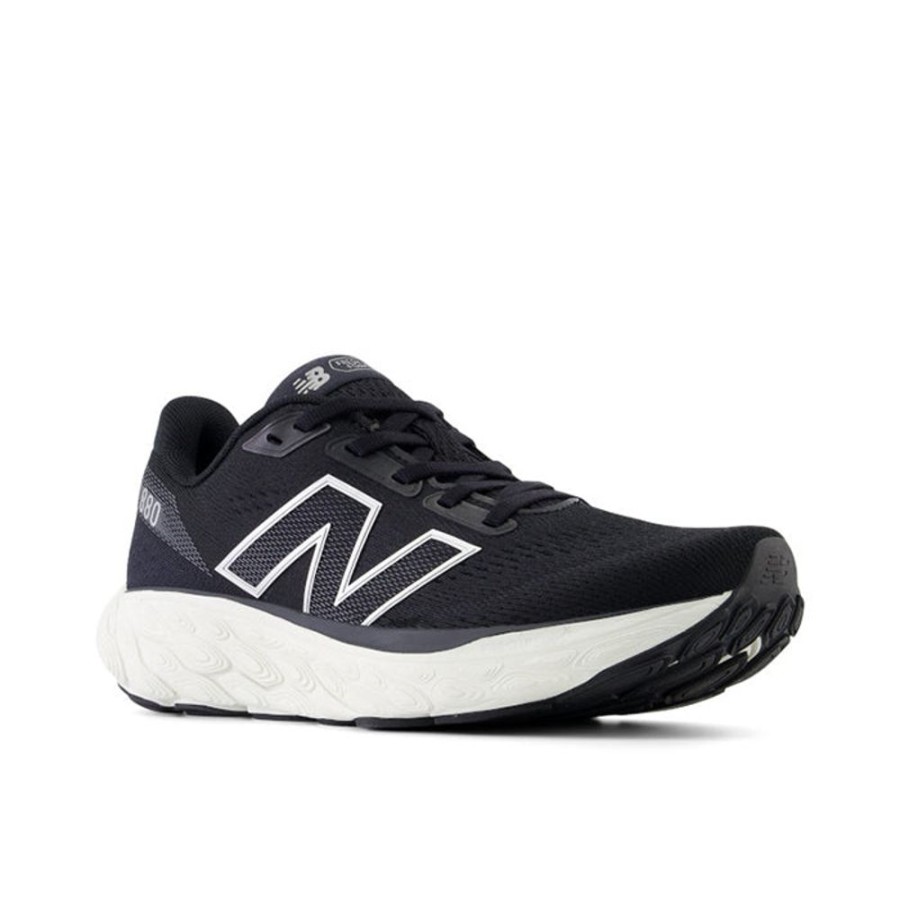 Womens Shoes New Balance | Womens New Balance Fresh Foam X 880V14 In Black/Sea Salt/Silver Metallic