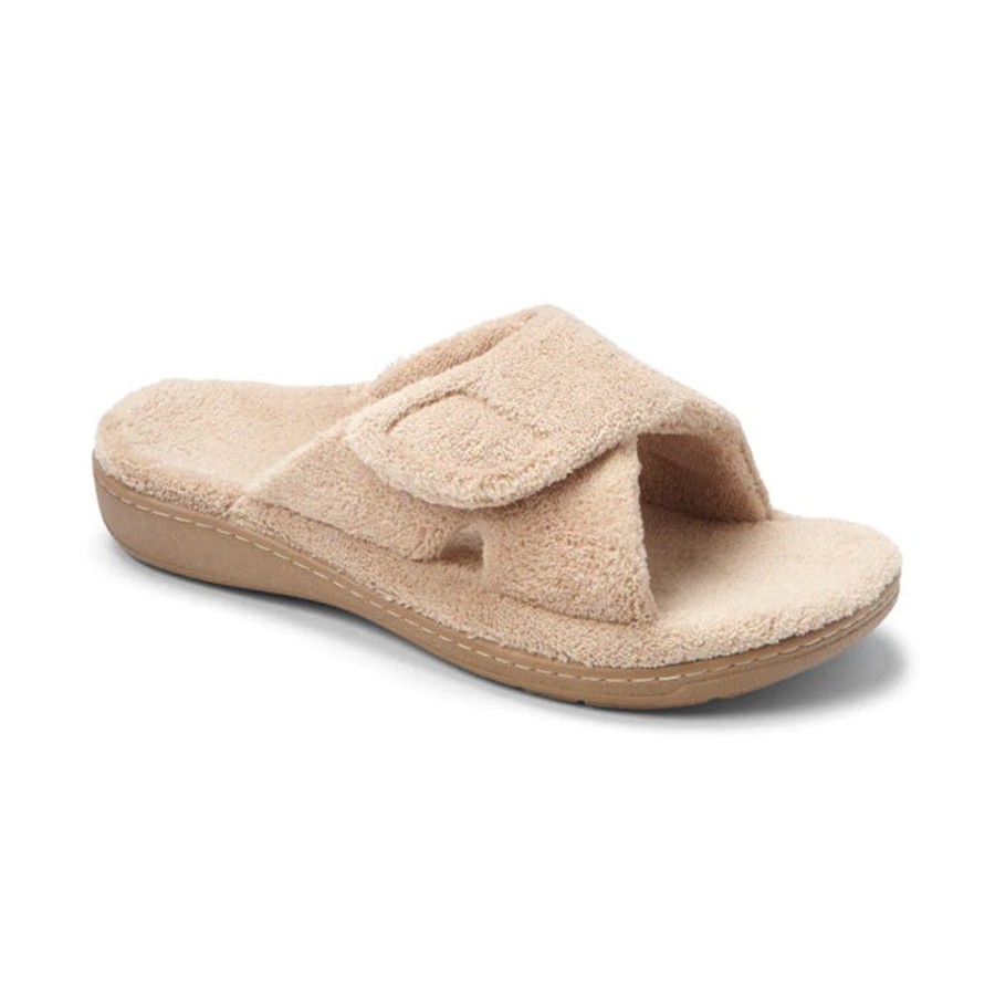 Womens Shoes Vionic | Womens Vionic Relax Slipper Tan