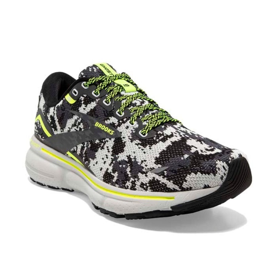 Womens Shoes Brooks Running | Womens Brooks Running Ghost 15 Camo Pack In Black/Ebony/Nightlife