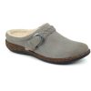 Womens Shoes Aetrex | Womens Aetrex Libby Fleece In Grey