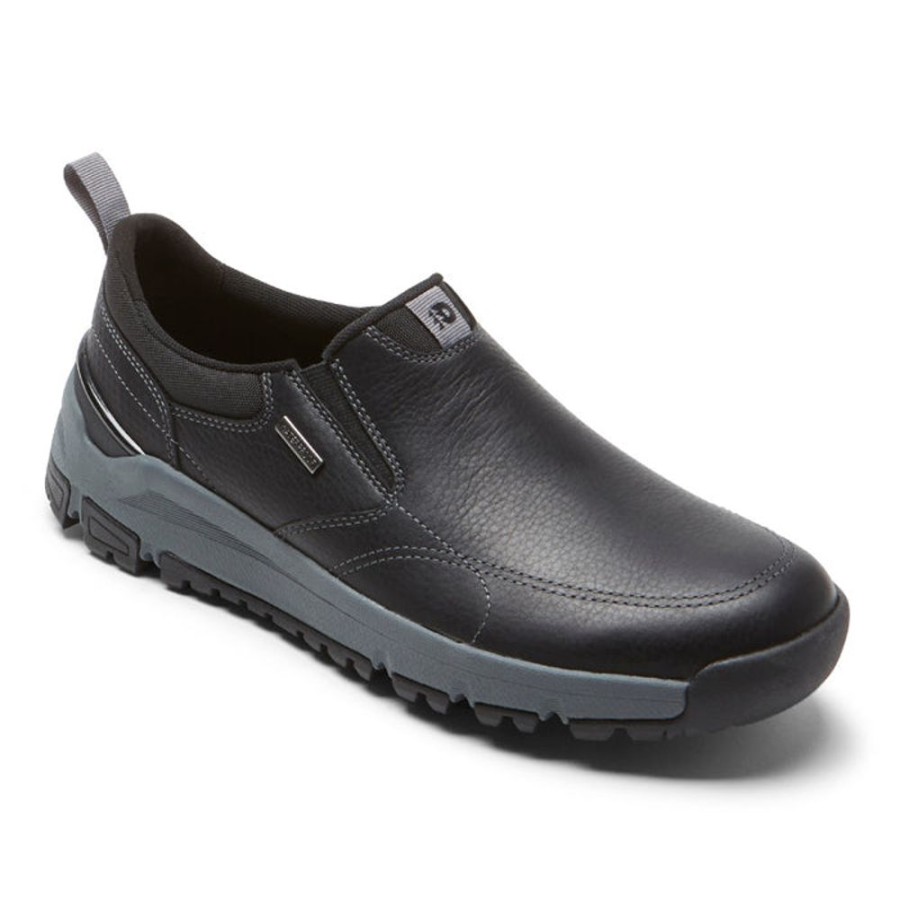 Mens Shoes Dunham | Mens Dunham Glastonbury Slip-On In Black