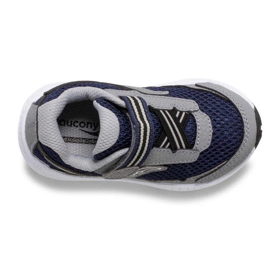 Boys Shoes Saucony | Little Boy Saucony Ride 10 Jr Navy/Grey