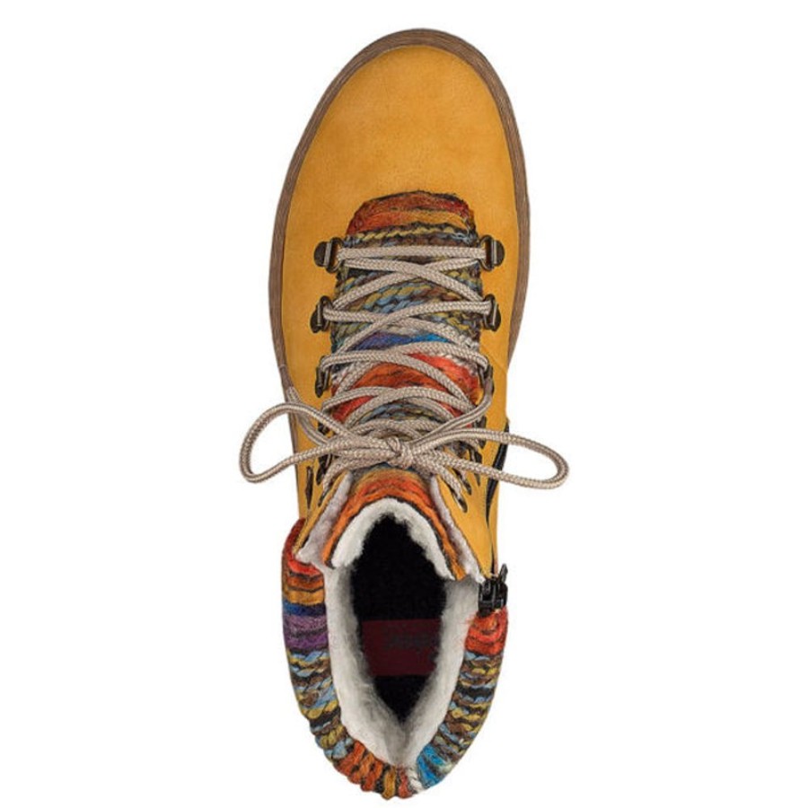 Womens Shoes Rieker | Womens Rieker Felicitas 44 Yellow